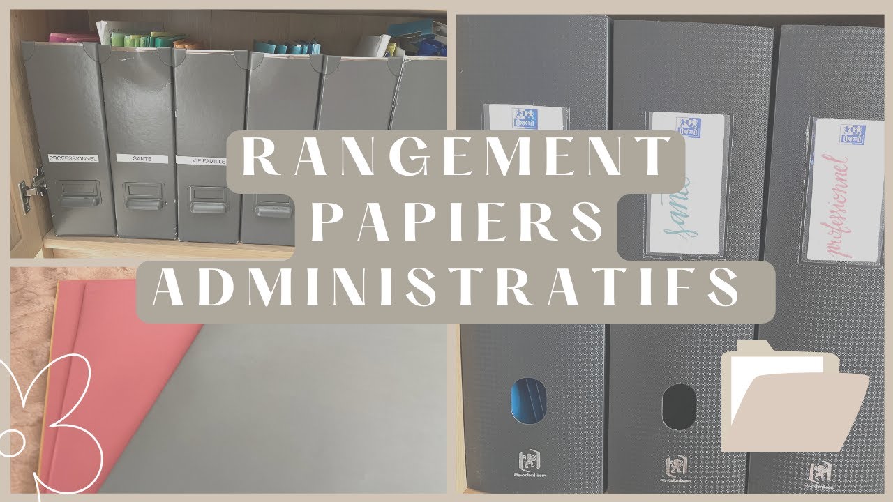 Employeur Logos Pour Page De Garde Classement Dossier COMMENT ORGANISER SES PAPIERS ADMINISTRATIFS Astuces et Conseils - YouTube