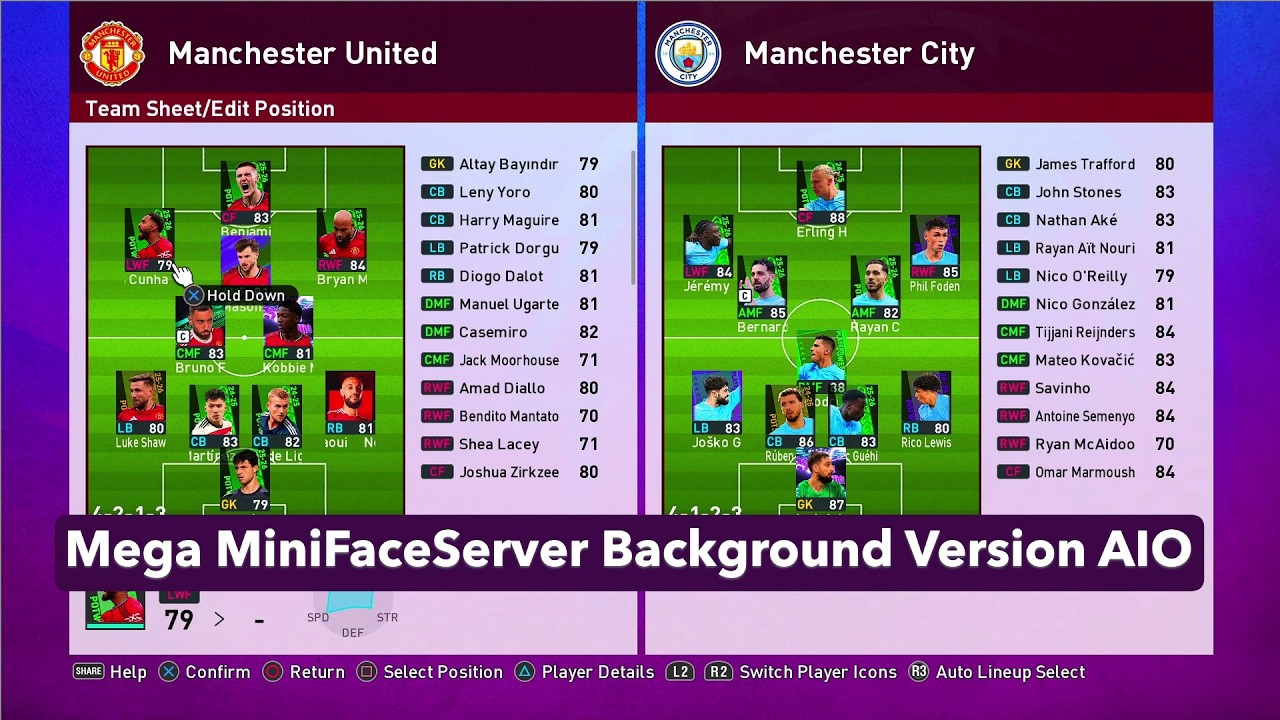 Pes 2021 & Football Life Mega MiniFaceServer Background Version