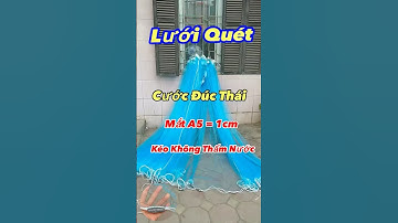 Lưới Quét Cước Đúc 2x30m Mắt 1cm . kéo nhẹ, Ko Thấm Nước