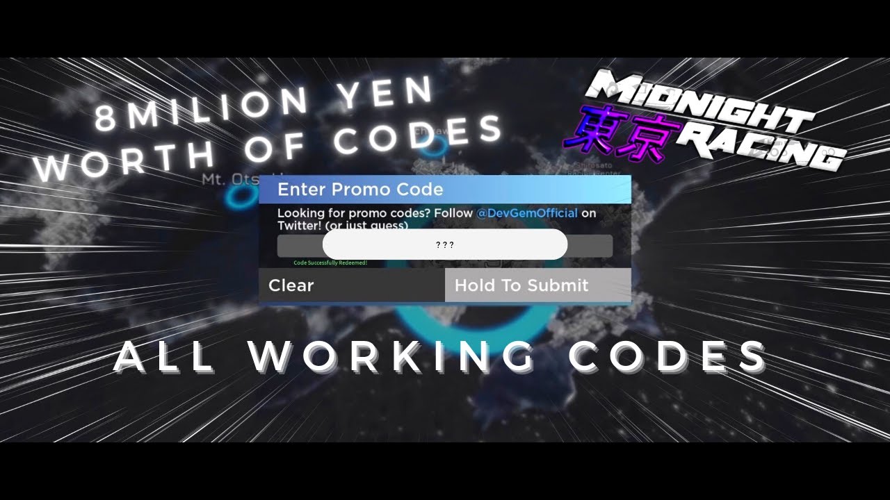 Midnight race tokyo codes. Midnight Racing: Tokyo codes. Промокоды для Midnight Racing:. Midnight Racing Promo codes. Roblox Midnight Racing Tokyo codes.