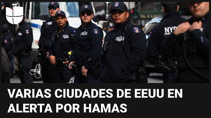 Alertas de seguridad en varias ciudades de EEUU ante el llamado de Hamas a una “jornada de ira”