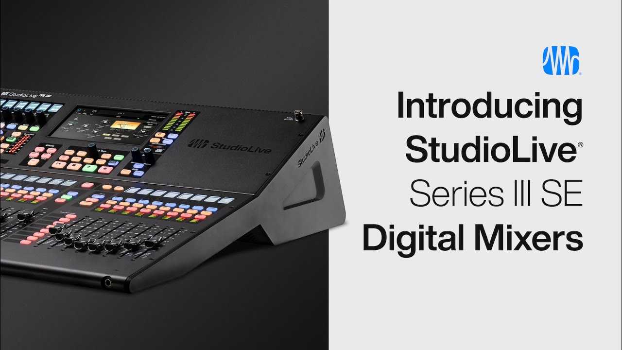 PreSonus StudioLive SE 16/24/32 Digitalmixer