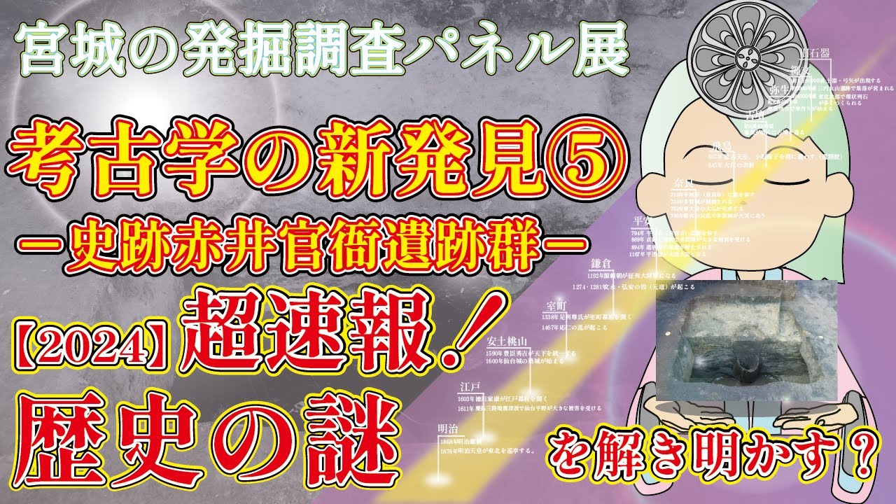宮城の発掘調査パネル展　考古学の新発見⑤－史跡赤井官衙遺跡群－