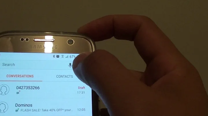 Samsung Galaxy S7: How to Enable / Disable Text Messages Delivery Report