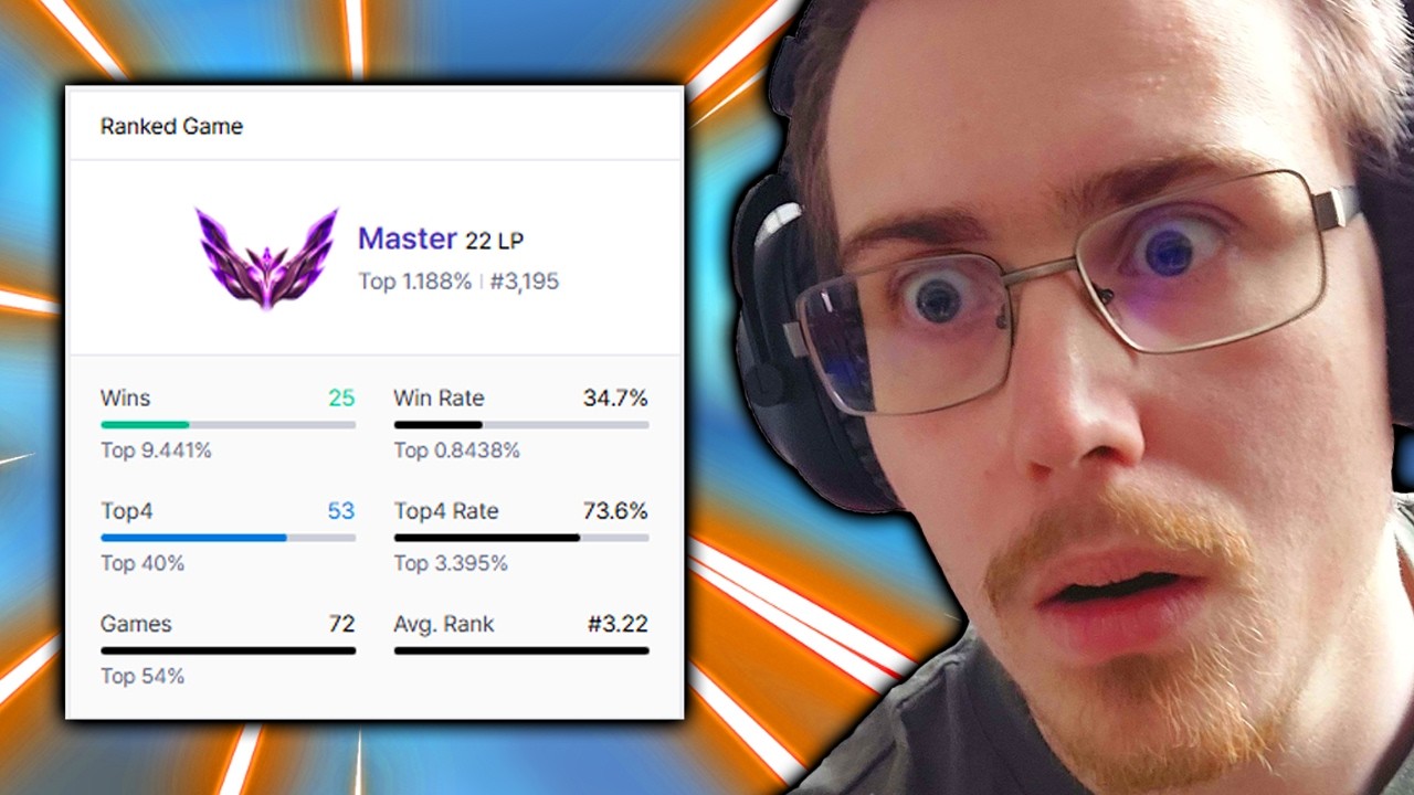 I ACTUALLY DID IT! 75% WIN RATE TO MASTER! TFT SET 16