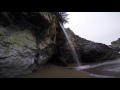 Mcway falls on the beach and waterfall  big sur california