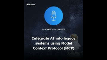 Integrate AI into legacy systems using Model Context Protocol (MCP)