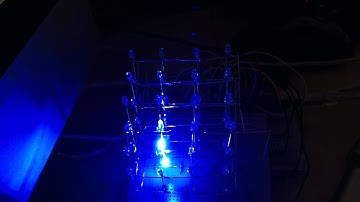 4x4x4 LED cube - 2 segment SNAKE