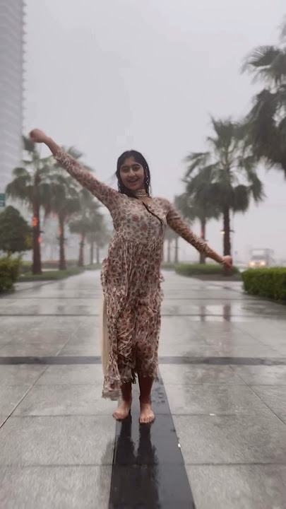 This cham cham in dubai was unexpected ⛈️