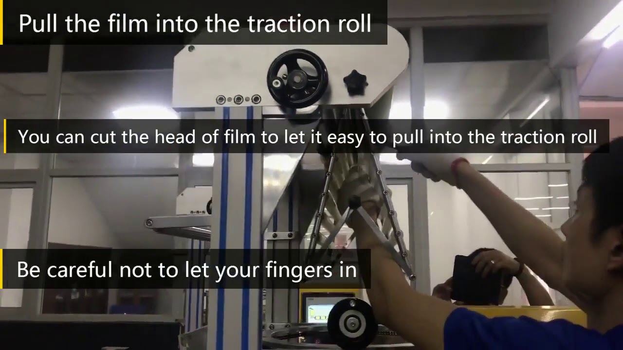 Lab small blown film extrusion machine