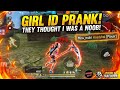 Girl ID se Random Custom khela 😂 Opponents SHOCKED! Free Fire Prank