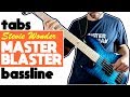 Stevie Wonder - Master Blaster (Jammin&#39;) /// BASS LINE [Play Along Tabs]