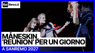 Måneskin, ‘reunion’ per un giorno a Sanremo 2027