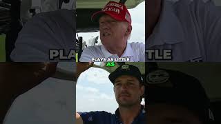 Trump Raves About His Golf Skills: 'I Play It Well!' #shorts