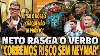 🚨CRAQUE NETO RASGA O VERBO AO VIVO! "SEM NEYMAR O BRASIL CORRE RISCO!"