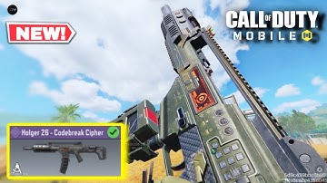 *NEW* Holger 26 Codebreak Cipher Gameplay in Cod Mobile Season 10 2025 | Ranked Search and destroy