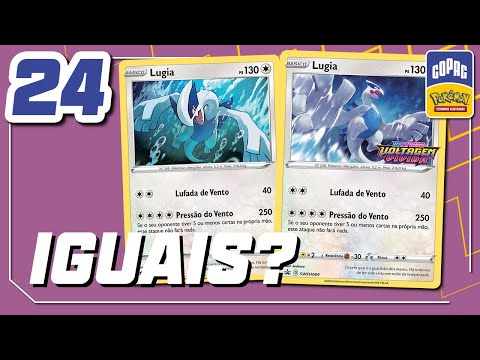 DIFERENTES tipos de cartas IGUAIS 24 - Pokémon TCG Básico