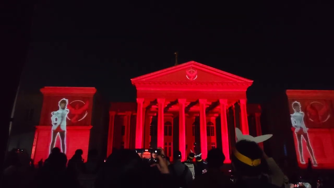 Pokémon go-tour台南  燈光秀