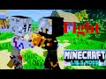 Minecraft real player vs AI player 