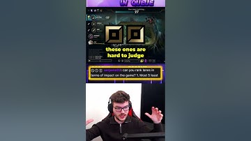 which ROLE can CARRY the MOST 🤔