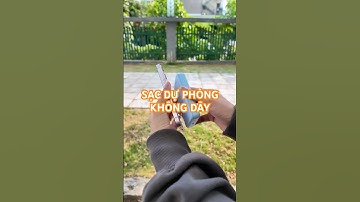 Đi đâu chỉ cần đem theo cục sạc này, nhỏ gọn, không dây rất tiện #letnhancheck #review #sacduphong