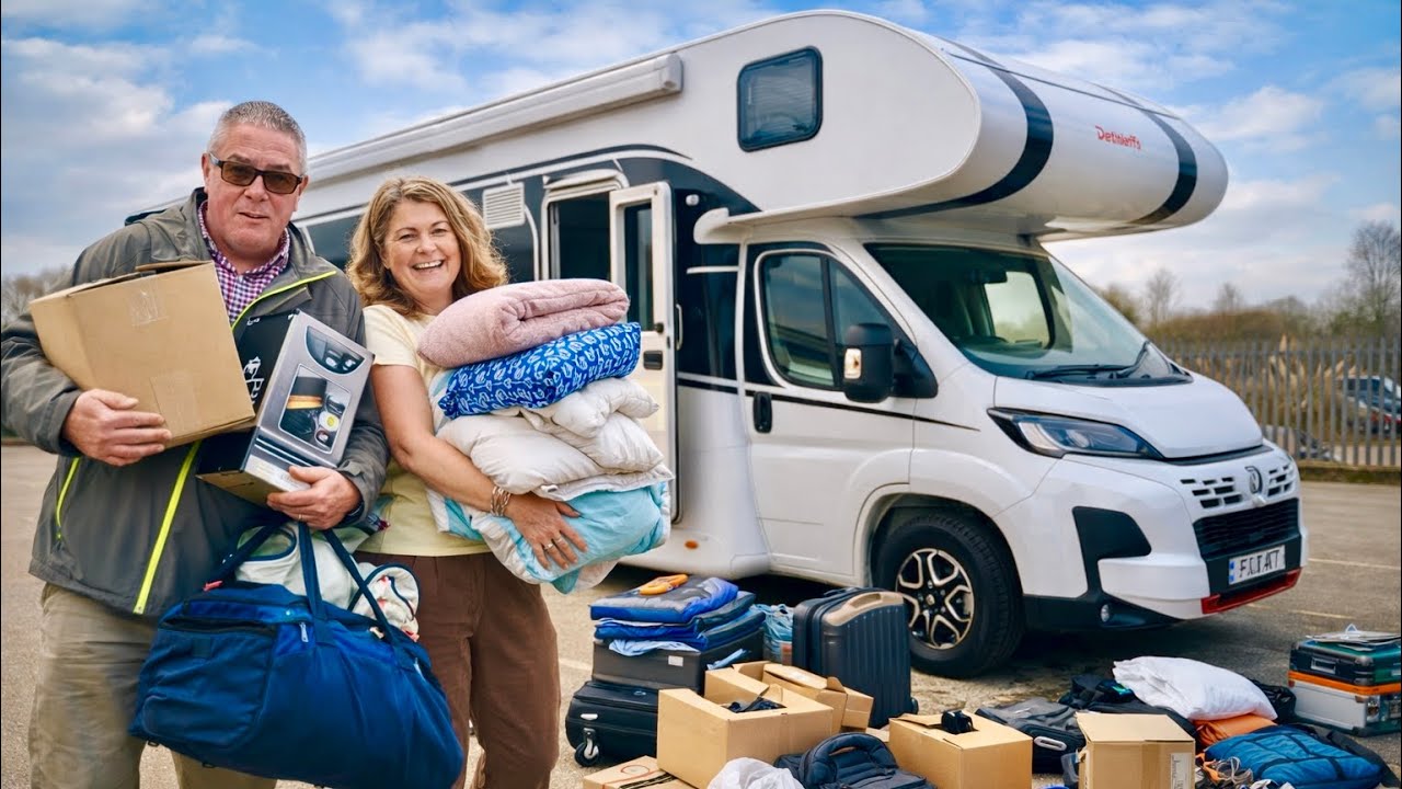 Getting the van ready for our first Road Trip - YouTube