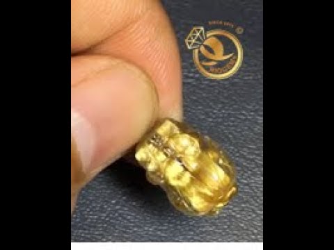 Tỳ Hưu đá LAM NGỌC đậm thiên nhiên