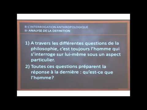 Interrogation Anthropologique Analyse Definition Youtube