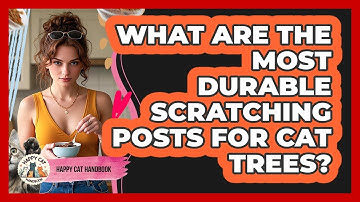 What Are The Most Durable Scratching Posts For Cat Trees? - Happy Cat Handbook