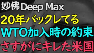 さすがにヤバい！WTOで恩恵を受けながら加入時の約束を守らない