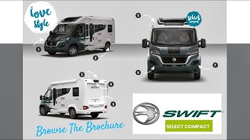 Swift Select Compact motorhome browse the brand new 2022 range brochure