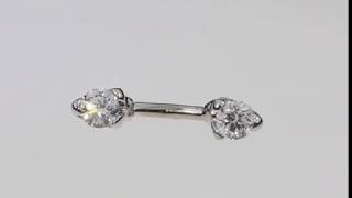 Claw Set Diamond Surface Bar