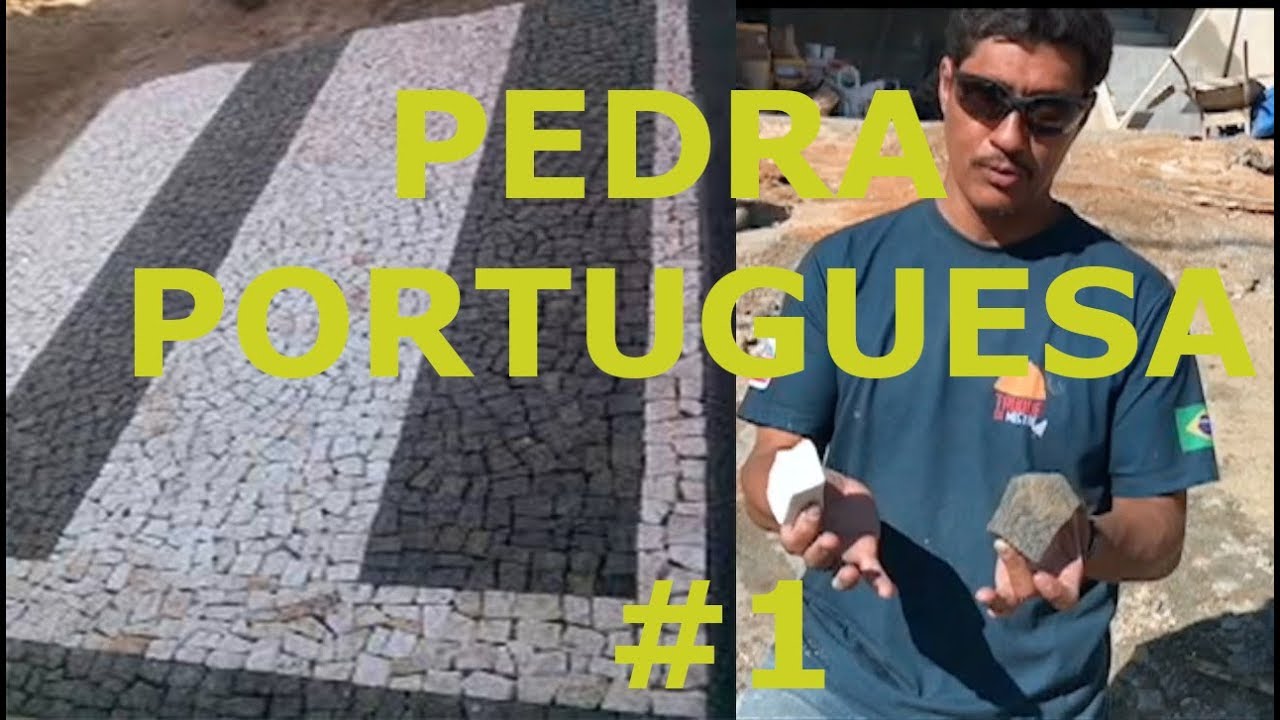 ASSENTANDO PEDRA PORTUGUESA #1  YouTube