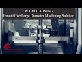 Innovative large diameter machining with additive manufacturing tool