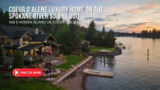 Coeur d'Alene's Newest Luxury Waterfront Home for Sale