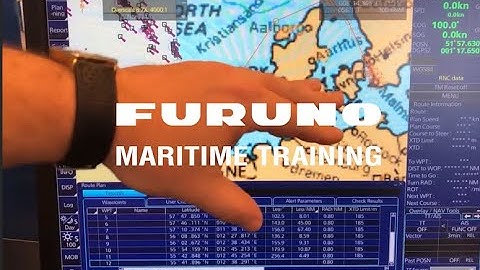 How to see which charts you need for the voyage | FURUNO ECDIS tutorial |