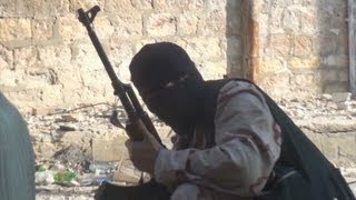 Exclusive video of rebel snipers fighting in Syria