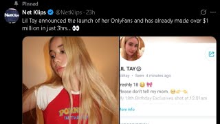 Famous Lil Tay made $1 Million on OnlyFans in 3 hours Profile
