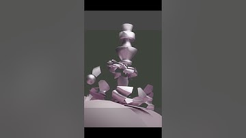 chess animation in blender-mds design #shorts 😀