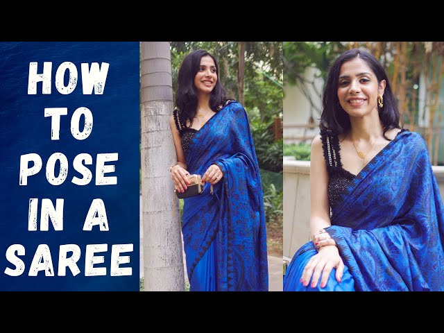 stylish & simple photo poses in cotton silk saree for girls / women | saree  photography pose | Sarees for girls, Kerala saree blouse designs, Saree  models