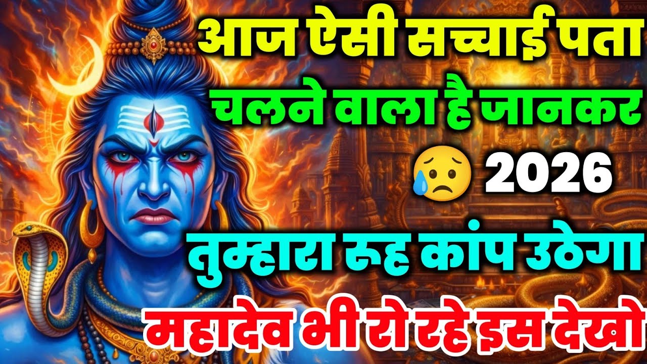 888🕉️आज छोड़ दिया तो तुम्हारा परिवार का दु:ख कभी खत्म नहीं होगा💯😭Mahadev Ji Ka Sandesh 🔱 #shivshakti
