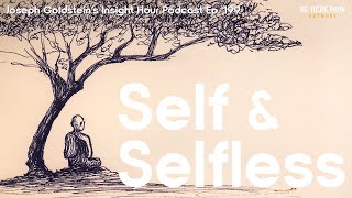 Joseph Goldstein: Self And Selfless – Insight Hour Podcast Ep. 199