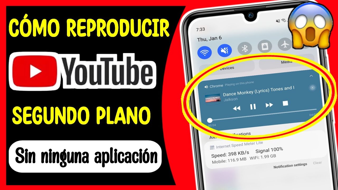 Cómo reproducir YouTube en segundo plano sin ninguna aplicación 2022 ...