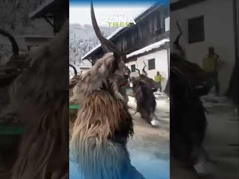 Austria vive la temporada de Krampus 😈🔥🇦🇹