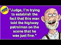Funny Joke: An old farmer is suing a trucking company in court - his story is quite hilarious