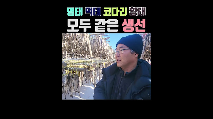 먹태 명태 코다리 황태가 다 같은 생선? 왜? #shorts #코다리 #황태 #먹태  #제철음식