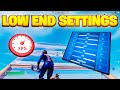 Best Low End PC Settings for Fortnite! ✅ (Huge FPS BOOST &amp; No Delay)