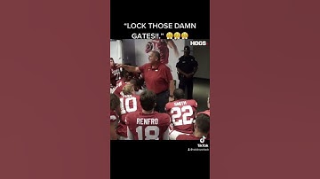 Thumbnail of Arkansas Razorbacks: Coach Pittman’s Pregame Speech