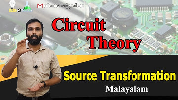 Source Transformation with Problems | Circuit Theory | Malayalam |