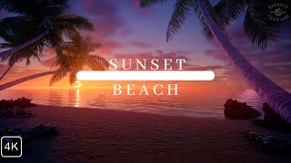 🌅 Serene Sunset Beach 432Hz 🎵 | Harmonize Your Soul with Nature's Frequency 🌊